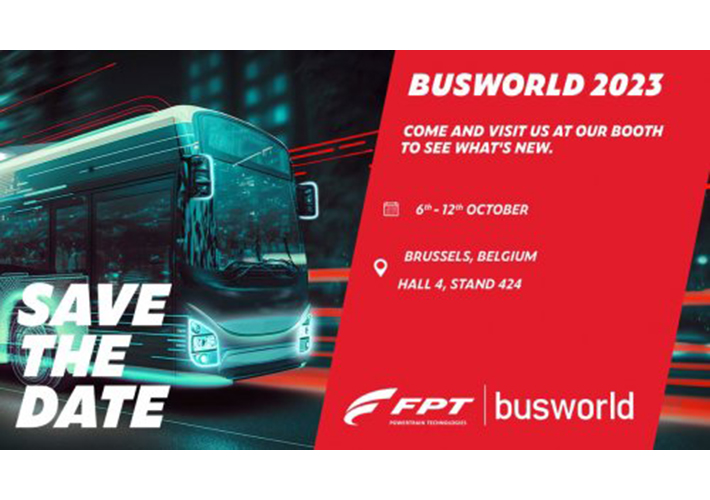 foto FPT INDUSTRIAL PRESENTARÁ EN BUSWORLD SUS SOLUCIONES PARA LA MOVILIDAD DEL FUTURO